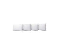BELLECOUR LITERIE - Lot de 4 oreillers 45x70 cm CHAMBORD - Duvet & Plumes Blanc G