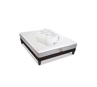 LITERIE - Pack anti punaise AMBOISE 140x200 cm - Matelas + Sommier + Accessoires