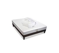 BELLECOUR LITERIE - Pack Prêt à dormir AMBOISE 160x200 cm - Matelas Mémoire de forme + Sommier + Accessoires G