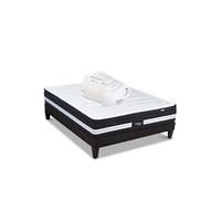 LITERIE - Pack Prêt à dormir CHAMBORD 90x200 cm - Matelas Micro-ressorts + Sommier + Accessoires