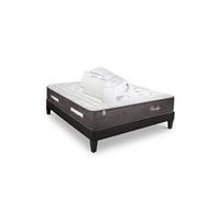 BELLECOUR LITERIE - Pack Prêt à dormir PRIVILEGE 90x190 cm - Matelas Ressorts ensachés + Sommier + Accessoires G