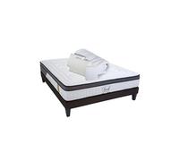 LITERIE - Pack Prêt à dormir TIVOLI 140x200 cm - Matelas Mémoire de forme + Sommier + Accessoires
