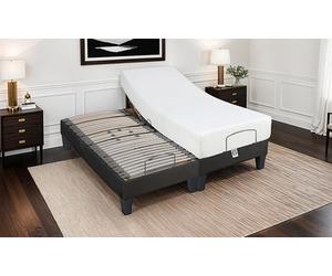 Literie relaxation Combi technologie bi-lattes : 90 x 200 cm / Literie électrique seule