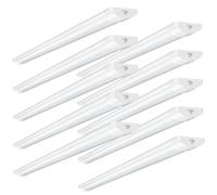 Litglobe Neon LED 115cm 10 Pièces,40W Connectable Reglette LED,6500K Blanc Froid Neon Tube,4000LM Super Lumineux Réglette,Étanche Luminaire Plafonnier pour Atelier,Garage, Bureau,Sous Sol