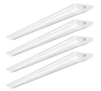 Litglobe Neon LED 90cm 4 Pièces,30W Connectable Reglette LED,6500K Blanc Froid Neon Tube,3000LM Super Lumineux Réglette,Étanche Luminaire Plafonnier pour Atelier,Garage, Bureau,Sous Sol