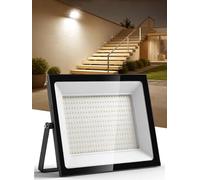 Litglobe Projecteur LED Extérieur 300W,3000K Blanc Chaud Spot LED Extérieur,30000LM Super Lumineux Eclairage Exterieur,IP66 Étanche Éclairage de Sécurité pour Terrasse Jardin Garage Allée