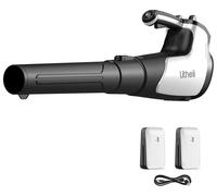 Litheli U20, Souffleur à main, Soufflage, Noir, Argent, Électrique, Batterie, 20 V