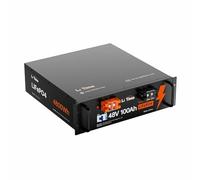 LiTime Batterie Lithium 48V 100Ah LiFePO4 pour Moteur Electrique Bateau | 100A BMS, Max. 15000 Cycles, Énergie 5120Wh, Protection Anti-froid, Max 4P4S, pour Camper Van, Bateaux, Panneau Solaire, RV