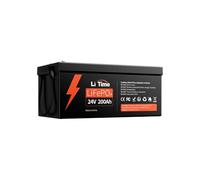 LiTime Batterie Lithium 48V 100Ah LiFePO4 pour Panneau Solaire, Bateaux | 100A BMS, Max. 15000 Cycles, Énergie 5120Wh, Protection Anti-froid, Max 4P4S, pour Camper Van, Camping-Car, Hors Réseau