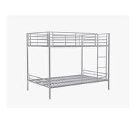 Vente-unique - Lits superposés - 2 x 120 x 190 cm - Argent - DUOTIS - pour Enfant