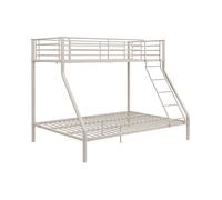 Vente-unique - Lits superposés - 90 et 140 x 190 cm - Acier - Beige - ELEVATIO III - pour Enfant