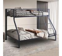Lits superposés métal 90/140 cm - Gris foncé