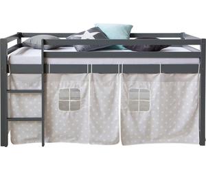 Lits superposés mezzanine Échelle Pin Massifüris 90x200