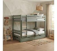 Lits superposés pour enfants 190x90cm vert AMBRE