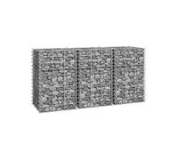 Lits surélevés en gabion vidaXL - 3 pcs - 30x30x50 cm