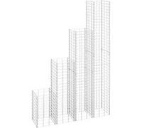 Vidaxl Lits Surélevés En Gabions 16 Pcs 30x30x50/100/150/200 Cm Fer