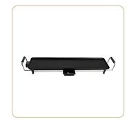 LITTLE BALANCE 8238 Happy Plancha 70 - Plancha électrique 6 - 8 personnes - Plaque de cuisson anti-adhésive - Tout type d'aliments - Puissance 2000 W - Noir / Inox
