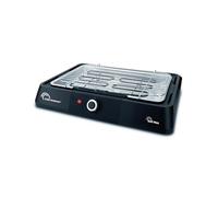 LITTLE BALANCE 8572 BBQ Sun Max, Barbecue électrique de table, 5-7 personnes, Surface XXL, 2200 W, Noir