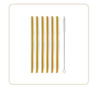 Little Balance Pailles en bambou réutilisable - Lot de 6