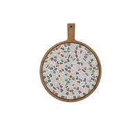 Little Creations Mosaik Plateau de service rond - Kit de bricolage pour adultes - Créez votre propre plateau de service - 39 cm de long, 30 cm de large - Possibilités d'utilisation multiples (pastel)
