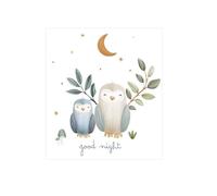 Little Dutch Lot de stickers muraux Forest Friends Good Night (45 x 40 cm) | 40 x 45 cm