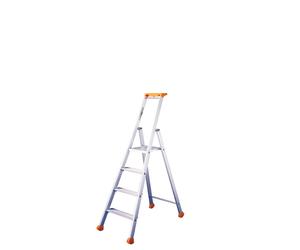 Little Jumbo 1223700004 Échelle Industrielle 2370 - Simple - Aluminium - 1 X 4 Marches - Hauteur De Travail Max. 0,88 M