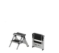 Little Jumbo 1313650200 Echelle - Simple - Aluminium - 2 Marches En Plastique - Hauteur De Travail Max. 2.46 M.