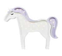 little lights Led Deko Kinderlampe Pferd lila