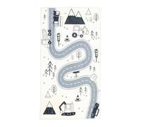Little Olly Volero Tapis Voiture Enfant - Dex Road Noir - Garçon et Fille - Rectangle - 80x150cm
