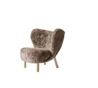 Little Petra VB1 Lounge Chaise Andtradition chêne blanc - Sahara - avec tabouret - 5709262012374