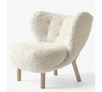 Little Petra VB1 Lounge Chaise Andtradition chêne blanc - Sahara - sans tabouret - 5705385027509