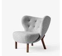 Little Petra VB1 Lounge Chaise Andtradition Noyer - Hallingdal - sans tabouret - 5709262012312