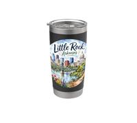Little Rock, Arkansas, AR, USA Gobelet isotherme en acier inoxydable double paroi