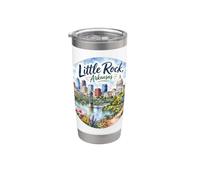 Little Rock, Arkansas, AR, USA Gobelet isotherme en acier inoxydable double paroi