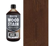 Littlefair's Teinte Bois 1ltr - Teinture Bois Écologique À Base D'Eau et Sûre - Lasure Bois Intérieur à Séchage Rapide - Peinture Lasure pour Bois Nettoyage Facile - Couleur:Acajou rouge foncé