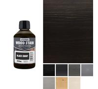 Littlefair's Teinte Bois 250ml - Teinture Bois Écologique À Base D'Eau et Sûre - Lasure Bois Intérieur à Séchage Rapide - Peinture Lasure pour Bois Nettoyage Facile - Couleur:Noir Ébène