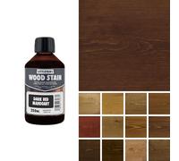Littlefair's Teinte Bois 250ml - Teinture Bois Écologique À Base D'Eau et Sûre - Lasure Bois Intérieur à Séchage Rapide - Peinture Lasure pour Bois Nettoyage Facile - Couleur:Acajou rouge foncé