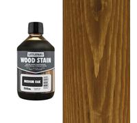 Littlefair's Teinte Bois 500ml - Teinture Bois Écologique À Base D'Eau et Sûre - Lasure Bois Intérieur à Séchage Rapide - Peinture Lasure pour Bois Nettoyage Facile - Couleur:Chêne moyen