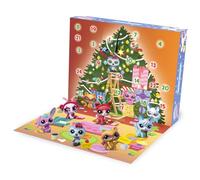 Bandai Calendrier de l'Avent Littlest Pet Shop BF00758 – 8 Pet Shop & 16 accessoires – Édition 2025
