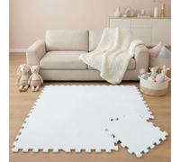 LittleTom 9 Pièces Tapis de Sol Bébé dès Le Premier Mois - 30x30 cm Dalles en Mousse EVA - Surface de Jeu Douce pour l'Éveil - Carrés Puzzle Antidérapants - Revêtement pour la Chambre des Petits