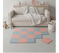LittleTom Tapis de Sol Bébé - Dalles en Mousse EVA - Carrés Puzzle Enfant - 18 Pièces