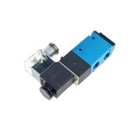 LIUCH Électrovanne pneumatique à 3 voies, 2 positions, 12 V, 24 V, 220 V, commande électrique, vanne magnétique à gaz, raccord de tuyau 10 mm, 6 mm, 8 mm(4mm-Adjust,DC 24V)