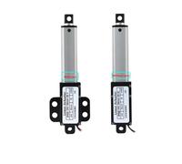 LIUCH Mini vérin électrique, tige de poussée, micro actionneur linéaire, moteur alternatif 12 V/24 V CC 20-150 N, automatisation à distance(4mm s (150N),STROKE 10MM_12V WITH EARS)