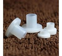 LIUDONGX Joint de Transistor en Nylon M3 M4 M5 M6 M8 M10 M12 M14 M16, rondelle d'isolation en Plastique de Type T, entretoise de Marche, tampons en Silicone A-220 Triode(White,TW-1214 (10pcs))