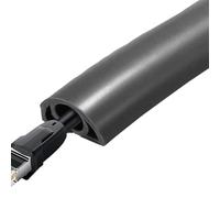liumhuki Plancher de protection de cordon, plancher de protection de cordon,Couvertures de sol en fil souple pour cordons, conduit de fil flexible en PVC | Cache-cordon de gestion de câbles domestique