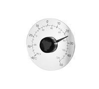 Liummrcy Thermomètre extérieur Auto-adhésif, Portes et fenêtres Thermomètre étanche Transparent sans Batterie Pâte Jauge de température Thermomètre de fenêtre extérieur pour extérieur 1 PC