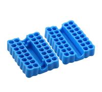 Liummrcy Tournevis Porte-Embouts Ensemble d'embouts de sécurité Tournevis Hexagonal Professionnel Organisateur de tête d'embout Coffret de Rangement Tournevis et Porte-Embout magnétique 2 pièces