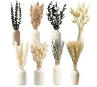 LIUYIDM 100 Pièces Bouquet Fleurs Sechees Naturelles Pampas Sechees Decoration Herbe de la Pampa XXL Fleur Sechees Decoration pour Décoration de Salon Chambre Table à Manger Ambiance Bohème