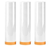 LIUZHUJ 3 Rouleaux Bache Protection Peinture, Protection Peinture Étanche, Polyane rouleau Transparent, 400 cm x 20 m, pour La Rénovation Domestique Et La Protection Anti-Poussière Quotidienne