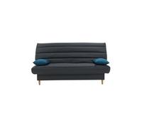LIV Banquette clic clac 3 places - Tissu anthracite - Slyle scandinave - L 190 x P92 cm